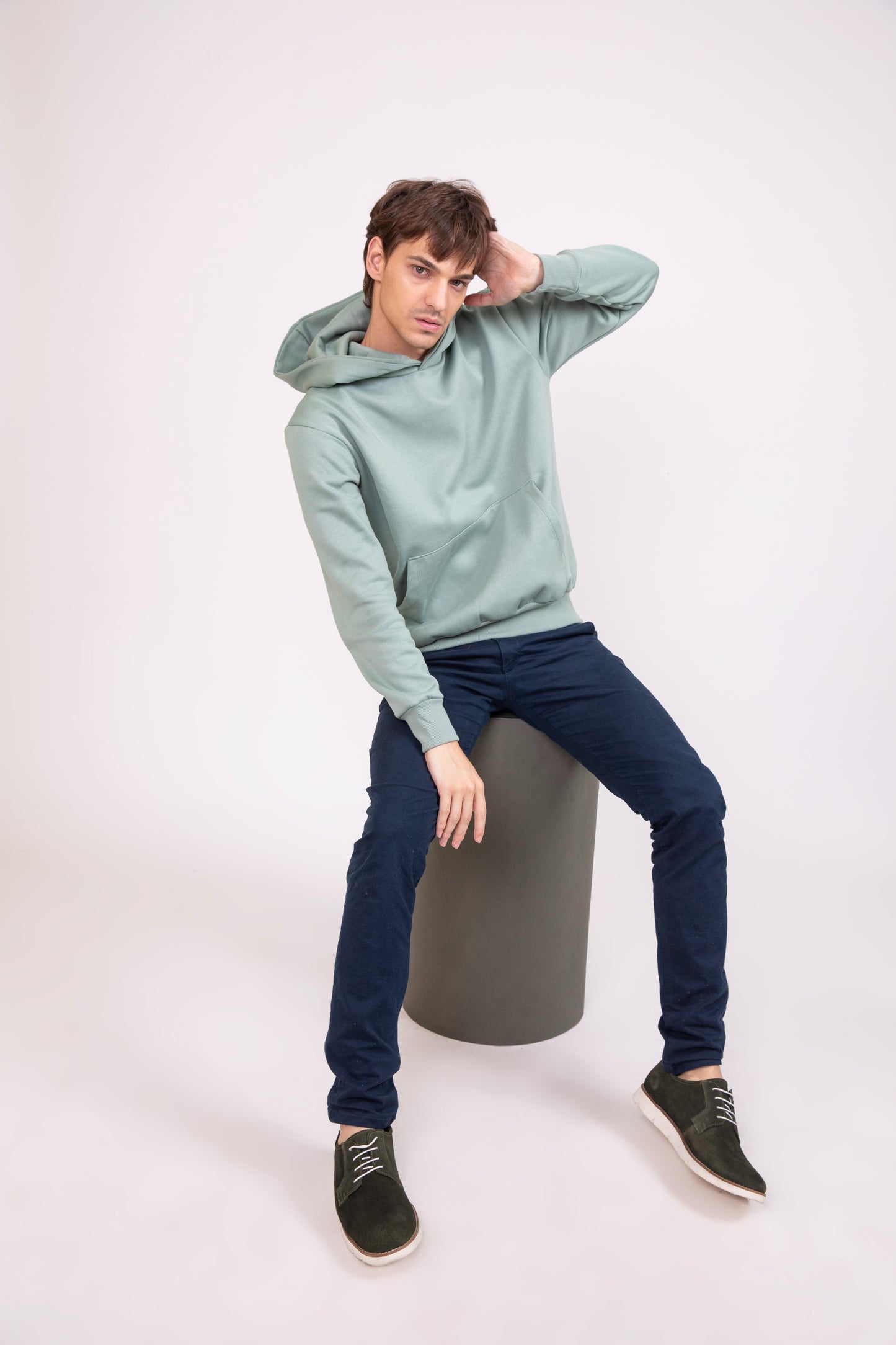 Oversized Hoodie - Sage Green