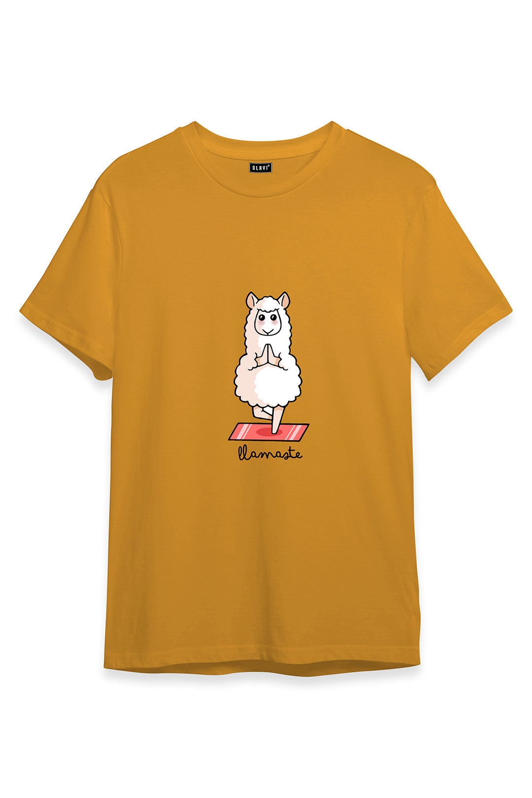 Lamaste - Unisex Half sleeve T-Shirt - Mustard