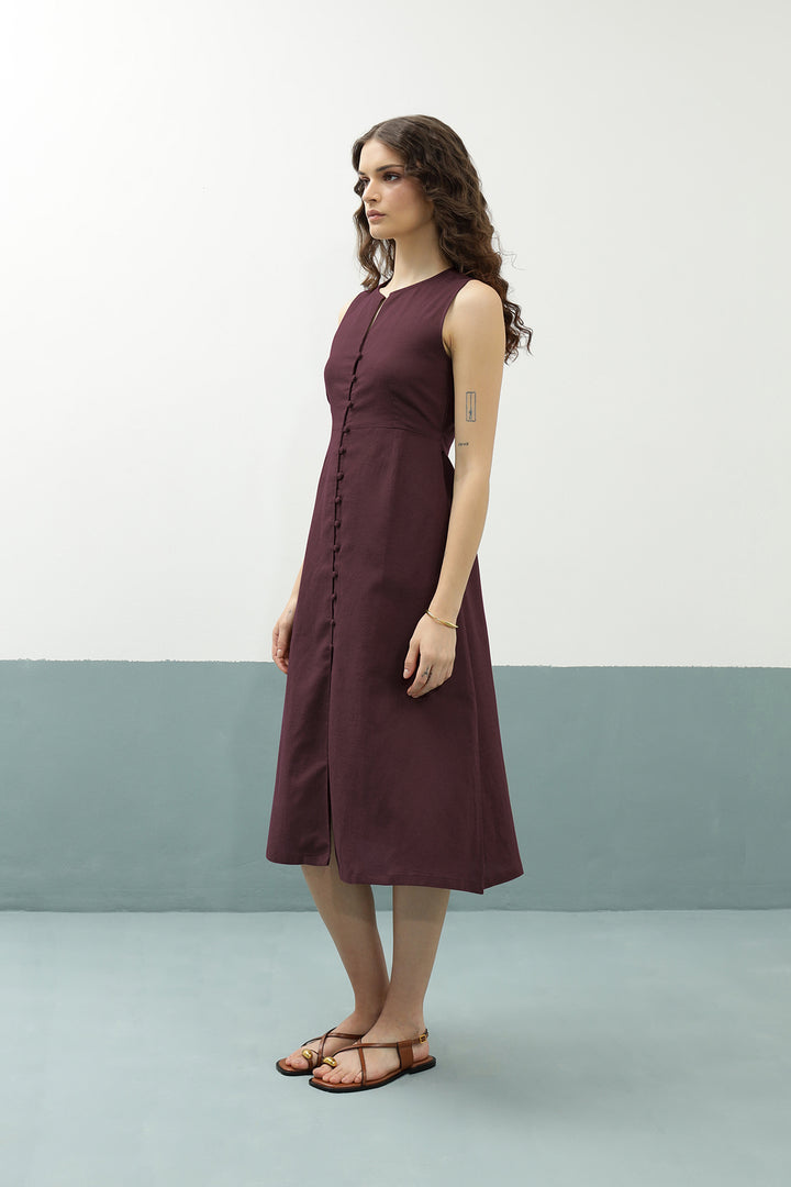 Lana Dress: Burgundy