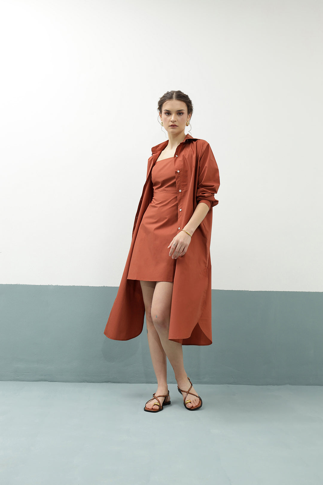 Seoul Co-ord Set: Russet