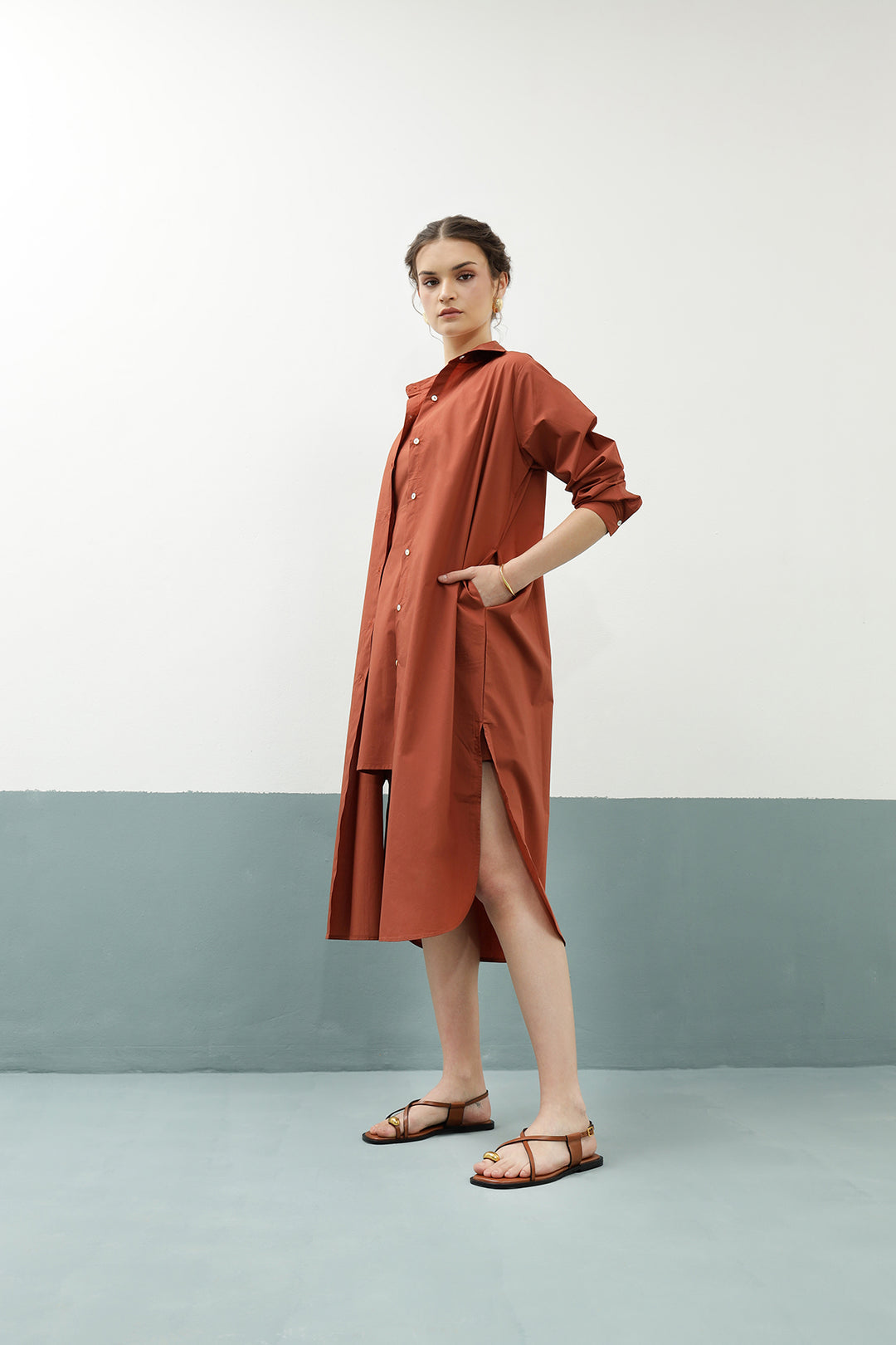Seoul Co-ord Set: Russet