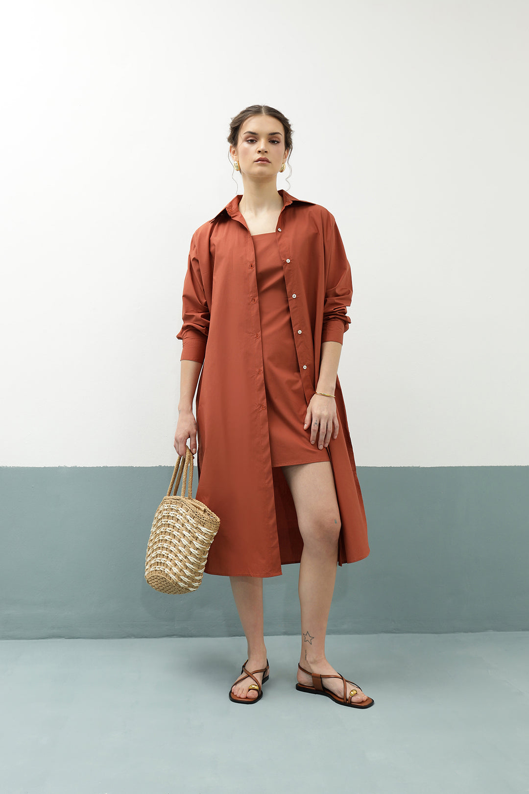 Seoul Co-ord Set: Russet