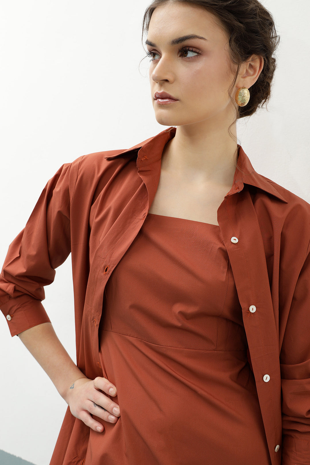 Seoul Co-ord Set: Russet