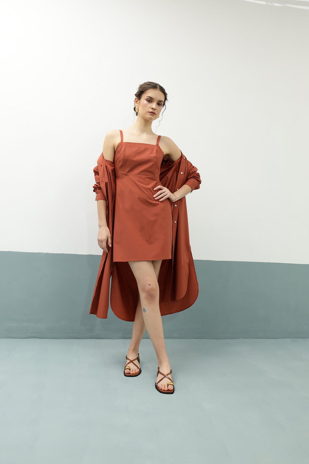 Seoul Co-ord Set: Russet