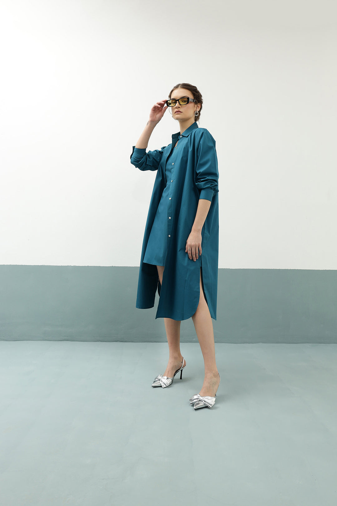 Seoul Co-ord Set: Teal Blue