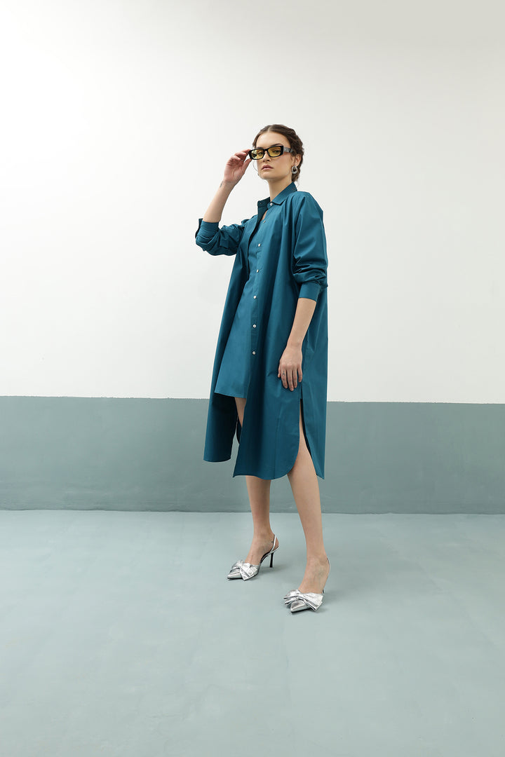 Seoul Co-ord Set: Teal Blue