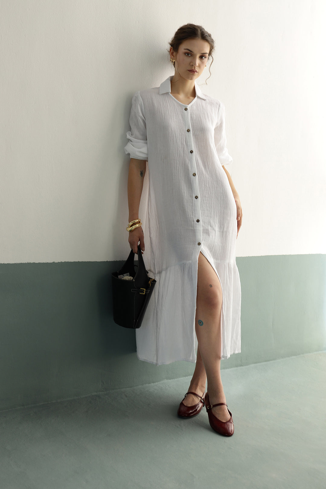 Rosetta Dress: Vanilla