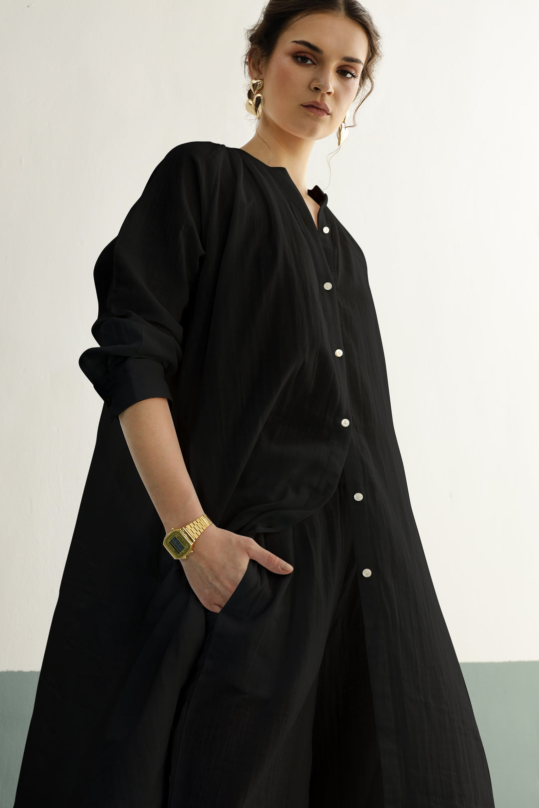 Leona Co-ord Set: Black
