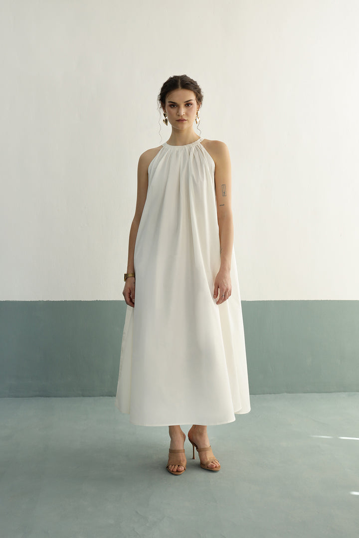 Rumi Dress: Ivory