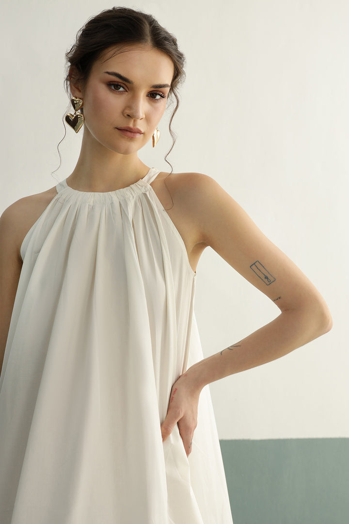 Rumi Dress: Ivory
