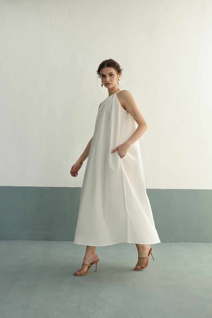 Rumi Dress: Ivory