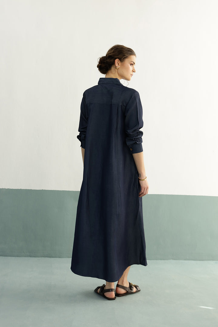 Cleo Shirt Dress: Shamray