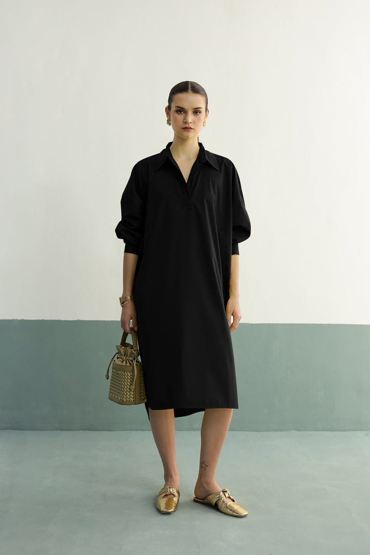 Lazy Sunday Tunic: Black