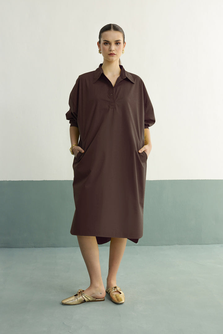 Lazy Sunday Tunic: Coco Brown