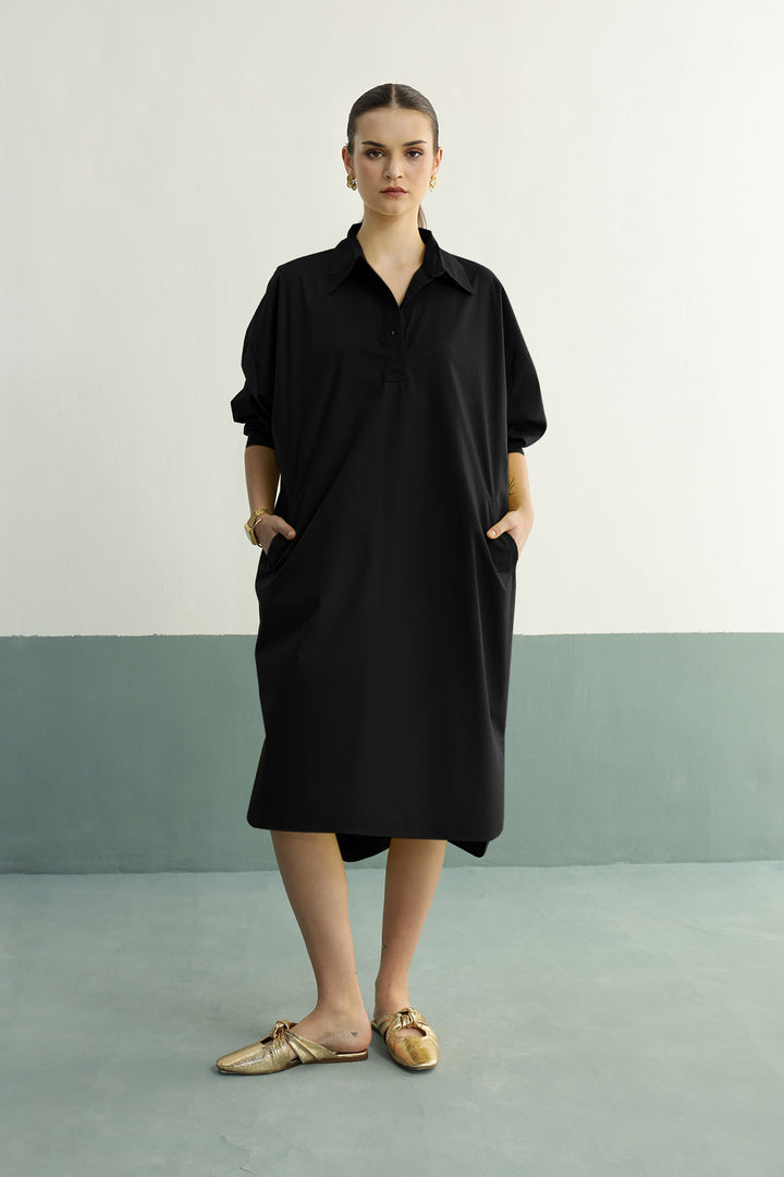 Lazy Sunday Tunic: Black