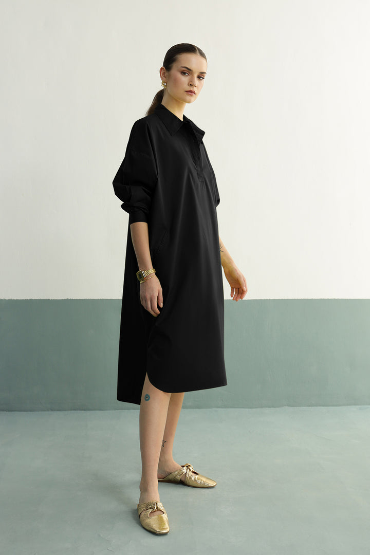 Lazy Sunday Tunic: Black