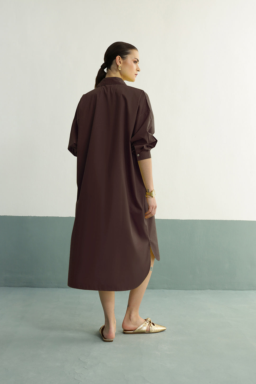 Lazy Sunday Tunic: Coco Brown