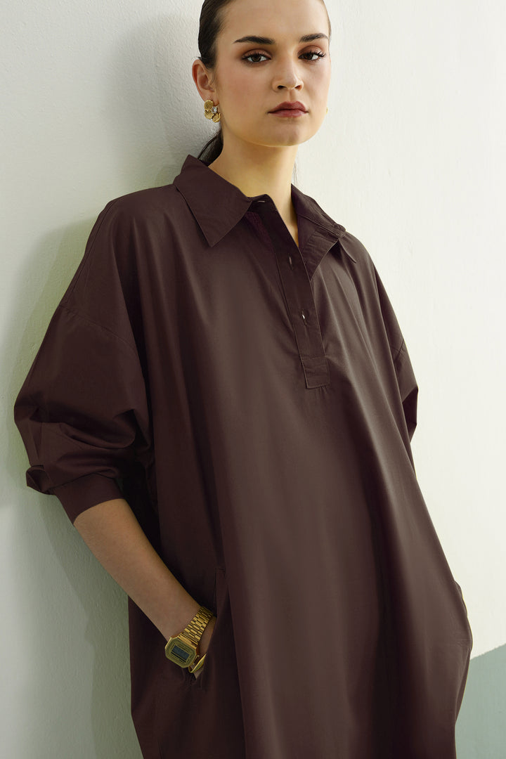 Lazy Sunday Tunic: Coco Brown