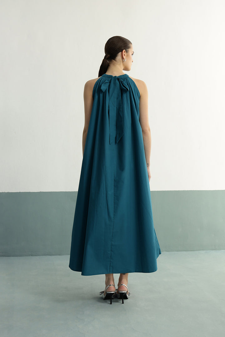 Rumi Dress: Teal Blue