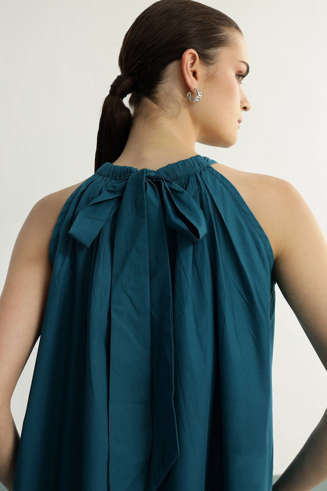 Rumi Dress: Teal Blue