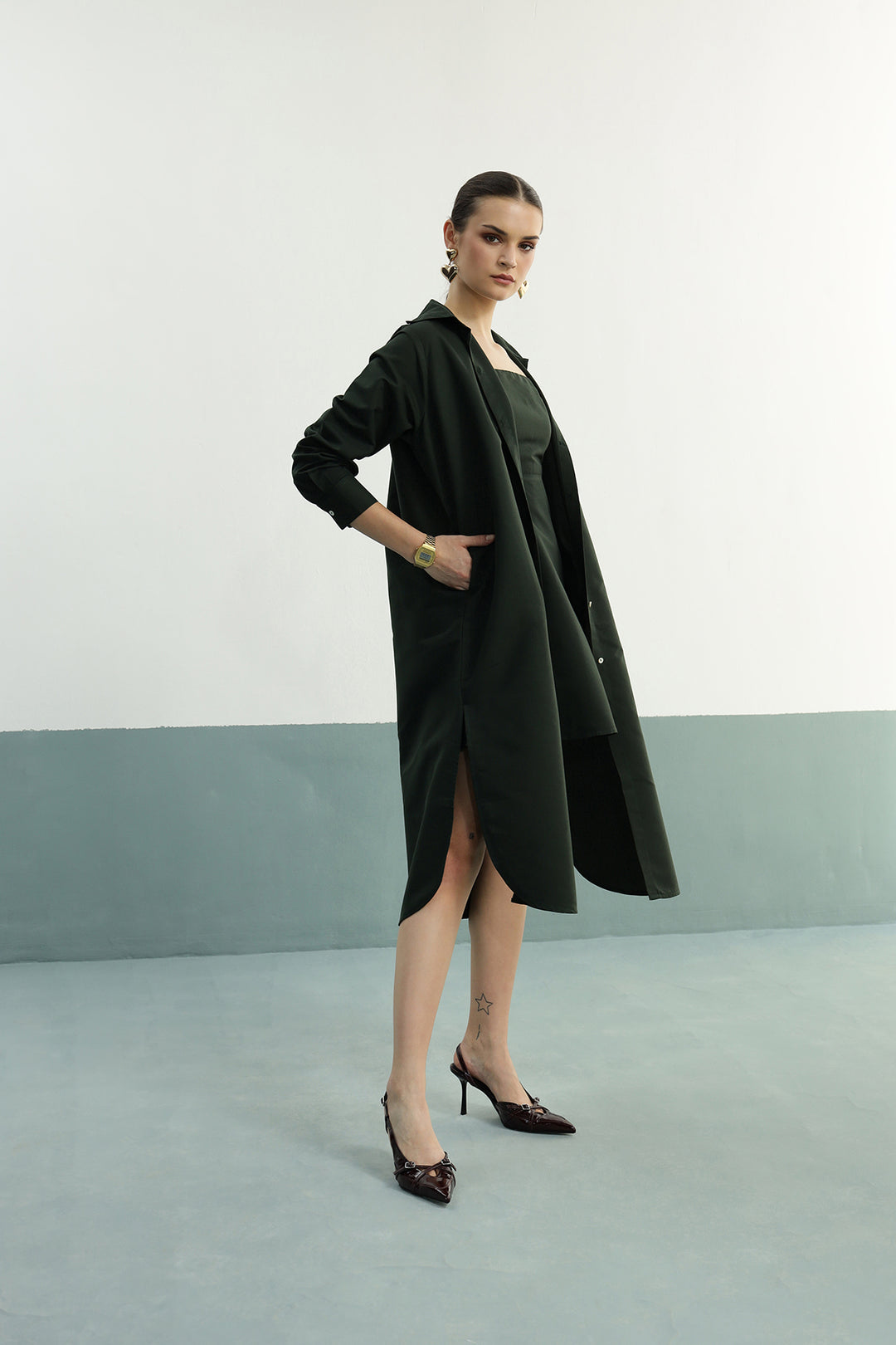 Seoul Co-ord Set: Imperial Green