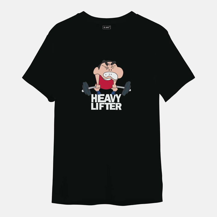 Heavy Lifter - Printed Half sleeves T- Shirt
