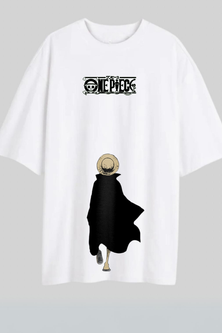 One Piece Black- Unisex Oversized T-Shirt