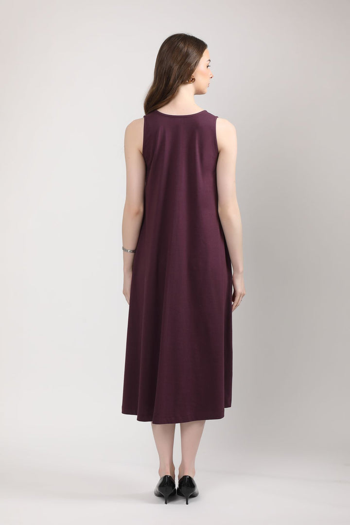 Roxane Pocket Dress - Cherry berry