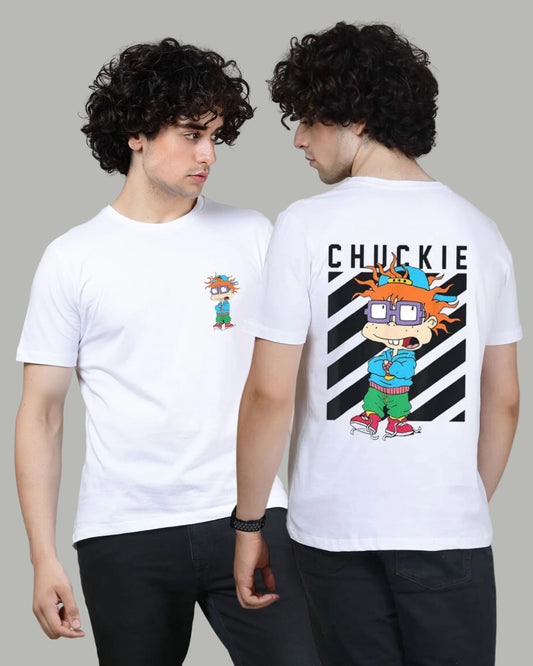 Chuckie White -  Printed Half sleeves Tee