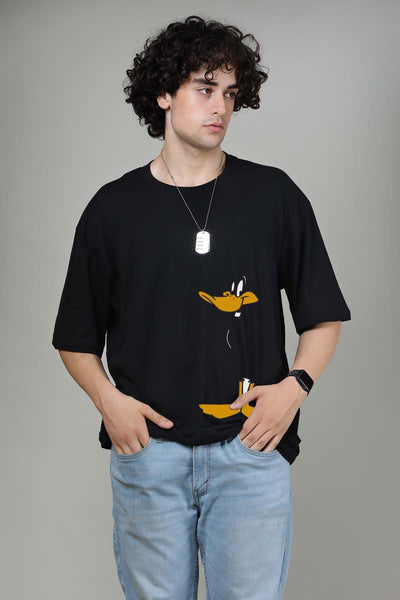 Daffy Duck - Printed Oversized Tees