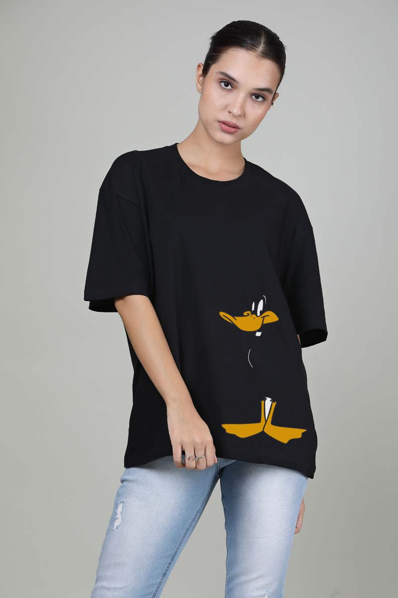 Daffy Duck - Printed Oversized Tees