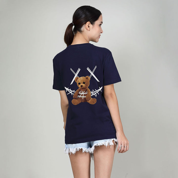 Drawstring Bear - Printed Half sleeves T- Shirt