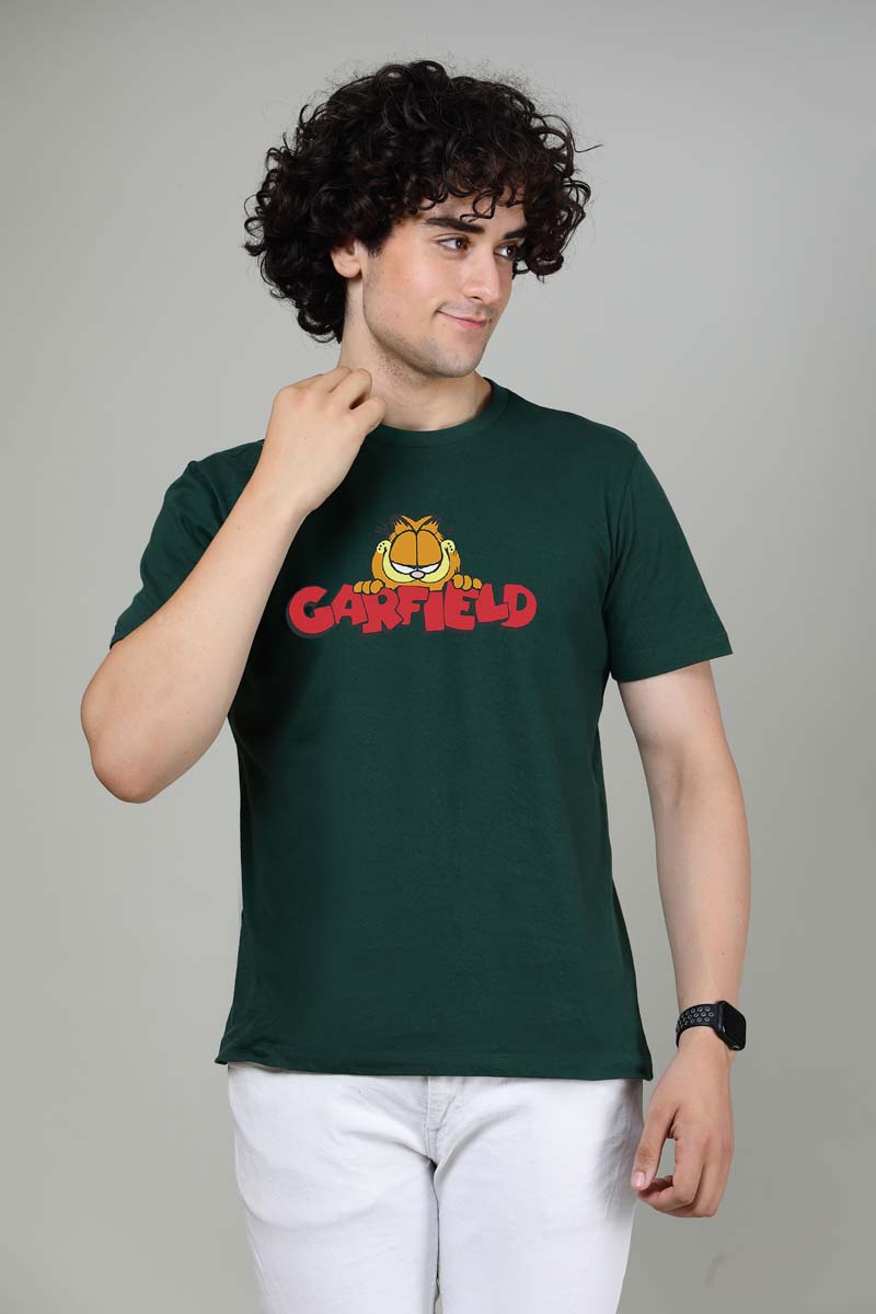 Garfield - Printed Half sleeves T- Shirt