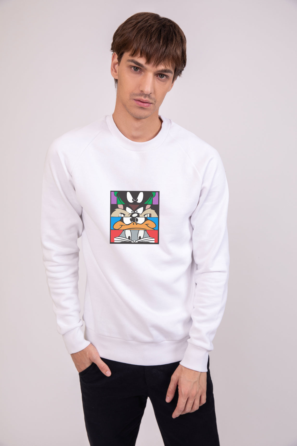 Looney tunes family Radiant White - Printed Sweatshirt