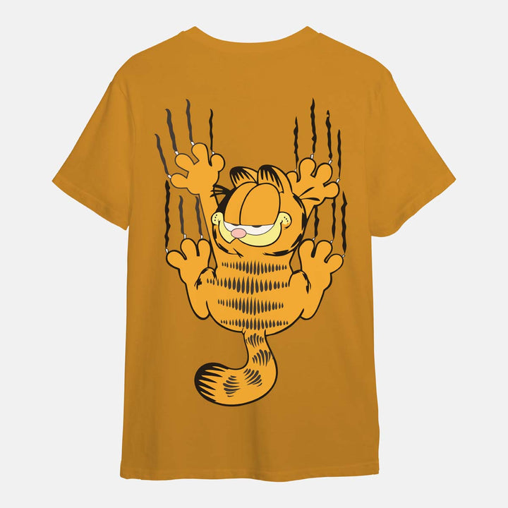 Scratchy Garfield - Printed Half sleeves T- Shirt