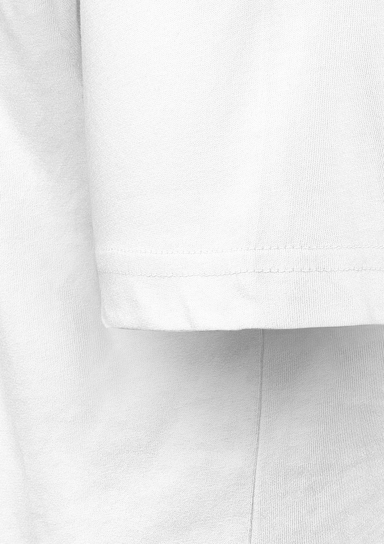 Radiant White - Half sleeves T- Shirt