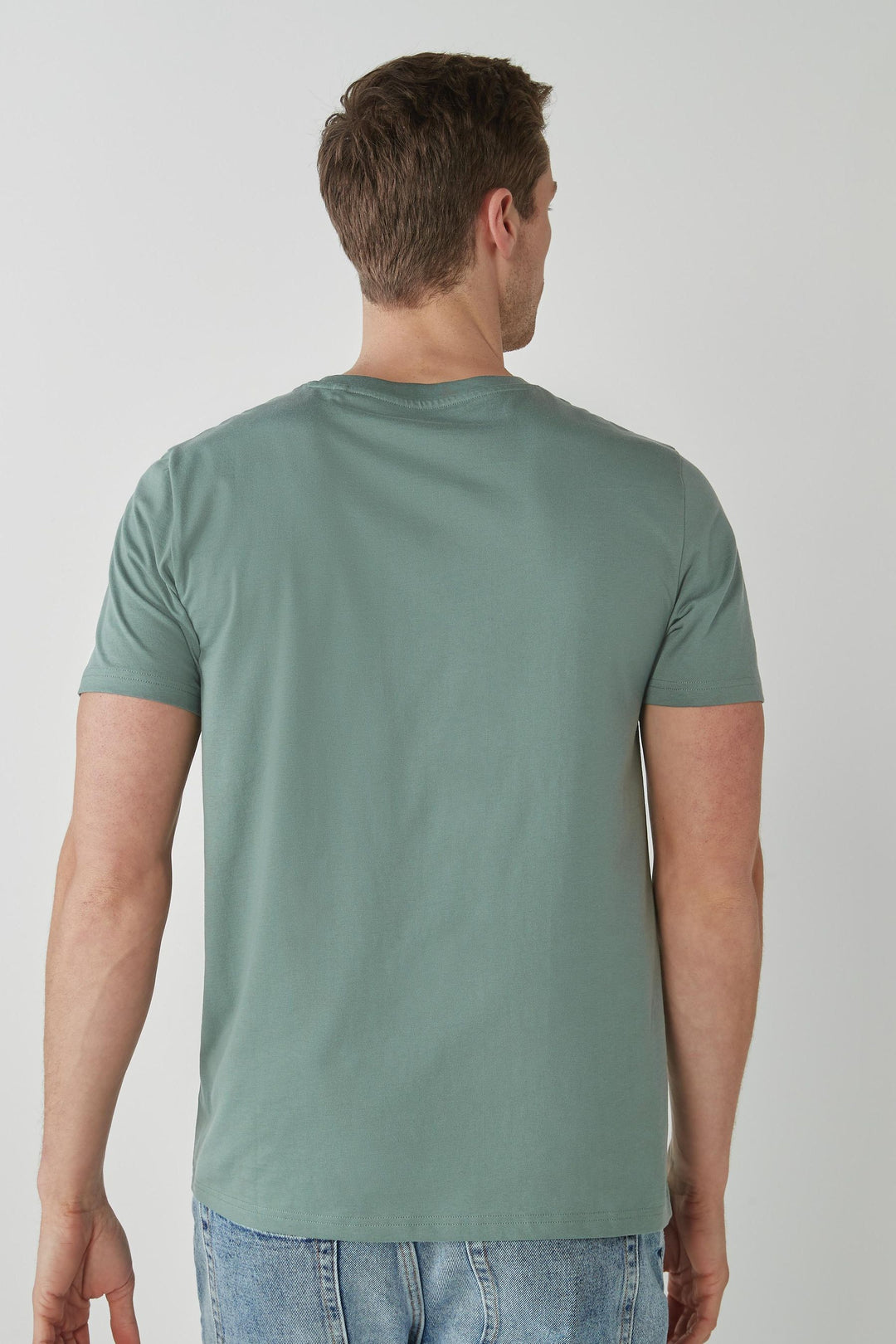 Pastel Green - Half sleeves T- Shirt