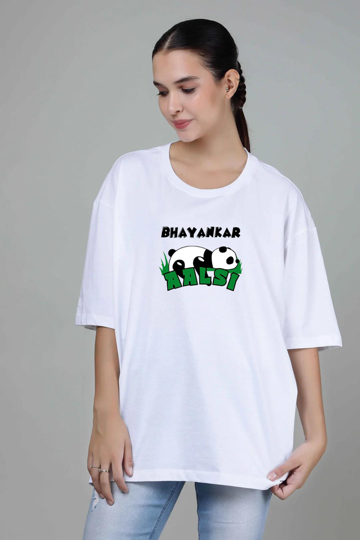 Bhayankar Aalsi- Unisex Oversized T-Shirt