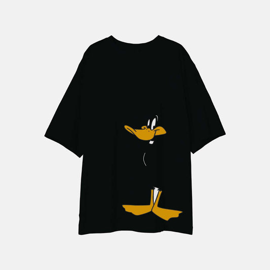 Daffy Duck - Printed Oversized Tees