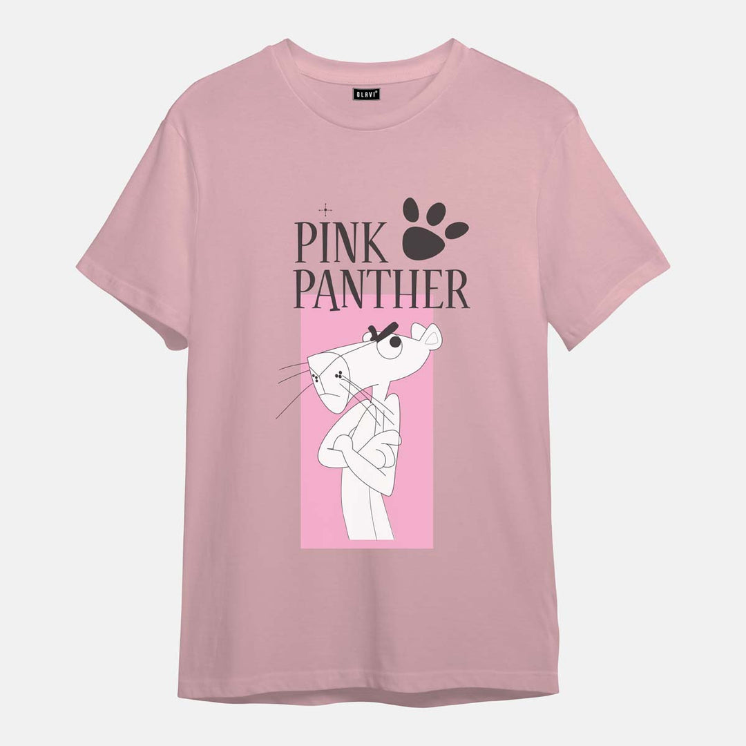 Pink Panther - Printed Half sleeves T- Shirt