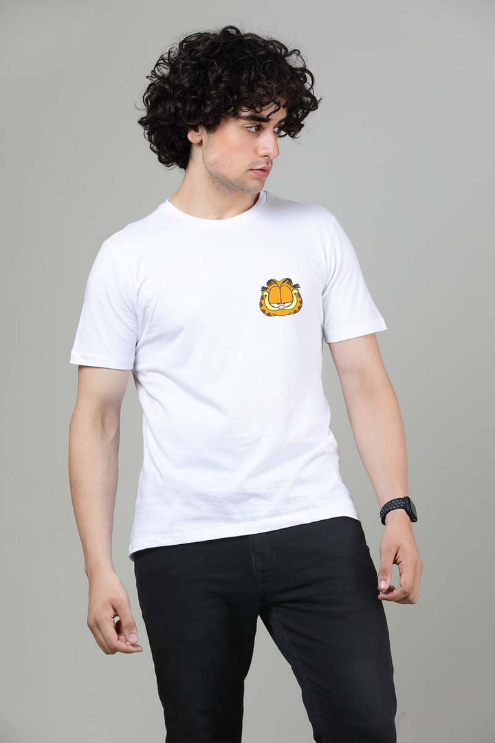 Scratchy Garfield - Printed Half sleeves T- Shirt