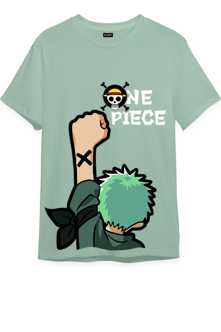 One Piece Green - Half sleeve T-Shirt