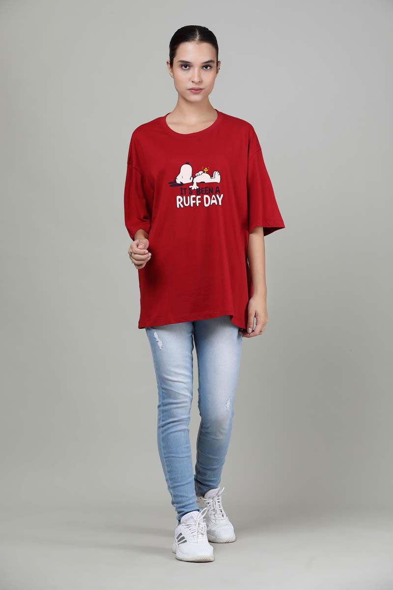 Ruff Day - Printed Oversized Tees