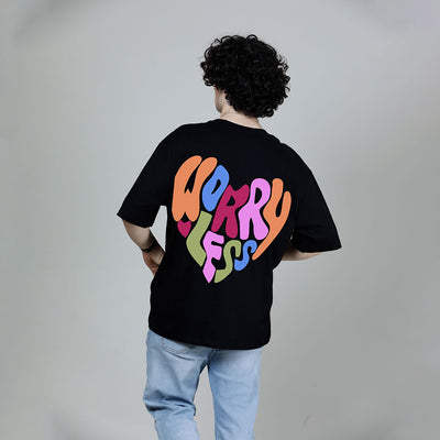 Worry Less - Printed Oversized Tees