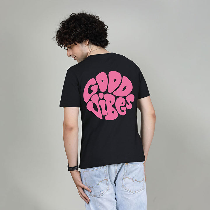 Good Vibes - Printed Half sleeves T- Shirt