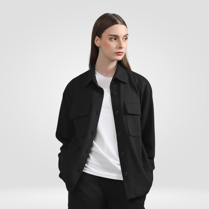 Black Oversized Shacket