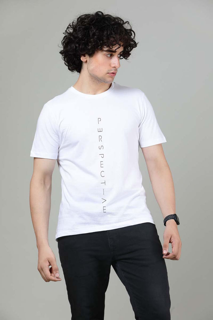 Perspective- Printed Half sleeves T- Shirt