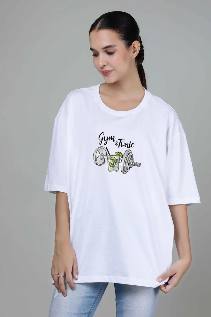 Gym & Tonic - Unisex Oversized T-Shirt