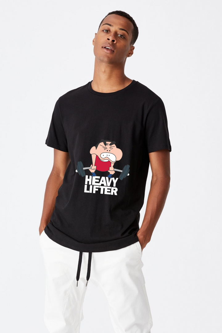 Heavy Lifter - Printed Half sleeves T- Shirt