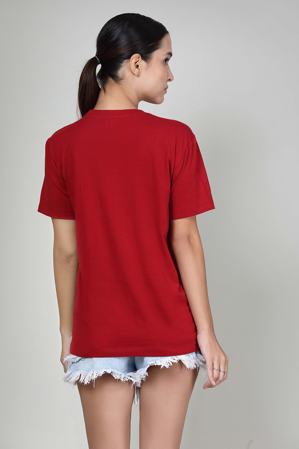 Knockout Red - Half sleeves T- Shirt